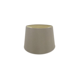 D0306  Sutton 35cm Dual Mount Fabric Shade Taupe; Halo Gold